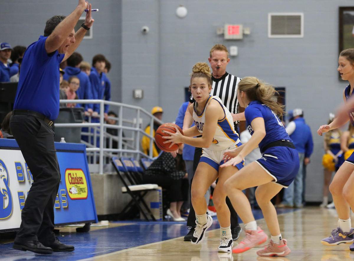 Brock Peaster Texas girls basketball 020423 Brian McLean 4